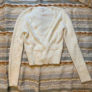 Cozy Cream V-Neck Sweater